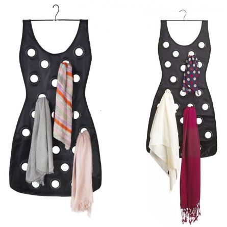 Платье - органайзер для шарфов и платков Little black dress